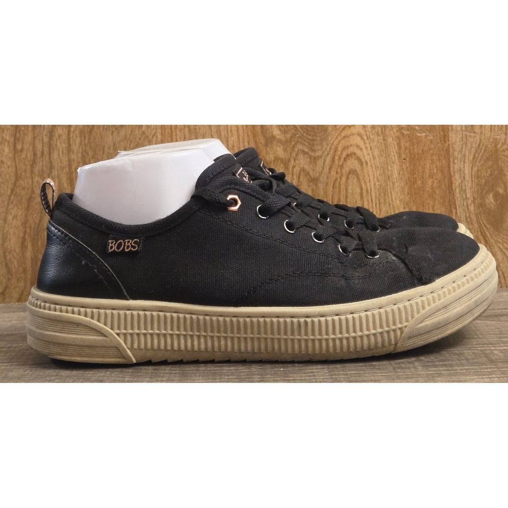 Bobs From Skechers Memory Foam Sneakers Shoes Womens Size 8.5 Black